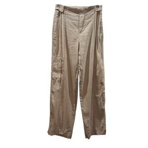 NEW Jason Wu Linen Blend Cargo Pants - Beige (Size Small, NWOT)